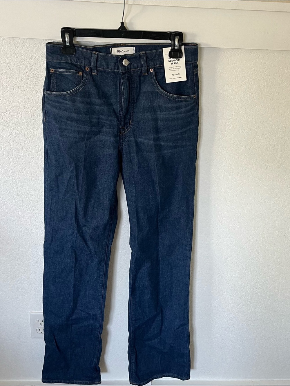 Madewell Women's 27 Tall Relaxed Bootcut Jeans NWT.
